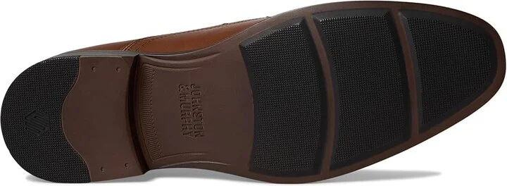 Johnston & Murphy Reeve Run-Off Venetian Men's Lace Up Wing Tip Shoes Brown : 8.5 M (D), Leather - Image 3