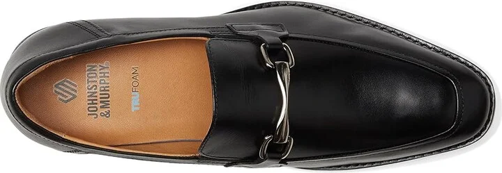 Johnston & Murphy Richland Bit Men's Lace Up Wing Tip Shoes Black Full Grain : 12 M (D), Leather - Image 2