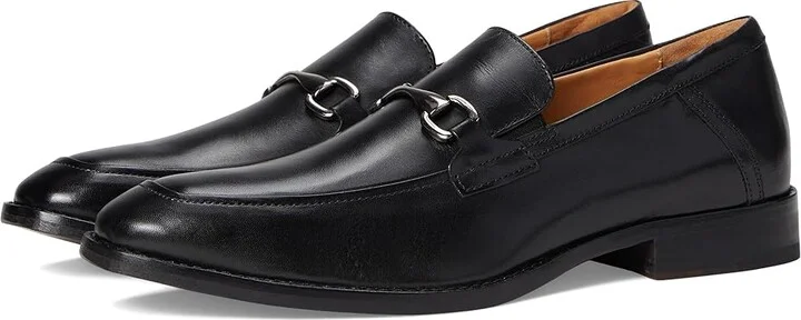 Johnston & Murphy Richland Bit Men's Lace Up Wing Tip Shoes Black Full Grain : 12 M (D), Leather