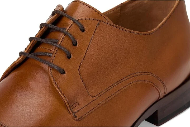 Johnston & Murphy Richland Cap Toe Men's Lace Up Wing Tip Shoes Tan Full Grain : 12 M (D), Leather - Image 7