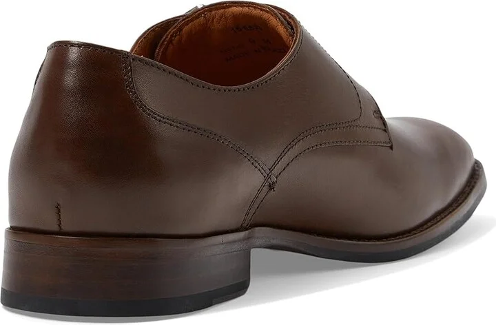 Johnston & Murphy Richland Monk Strap Men's Lace Up Wing Tip Shoes Mahogany Full Grain : 13 M (D), Leather/Rubber/Sheepskin - Image 4