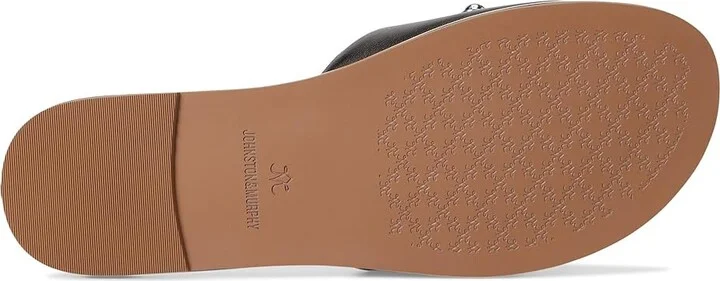 Johnston & Murphy Shayla Embellished Slide Women's Sandals Pewter : 7 M, Leather - Image 3