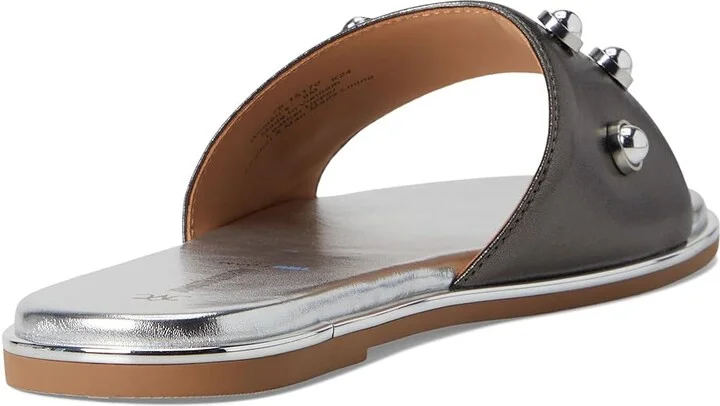 Johnston & Murphy Shayla Embellished Slide Women's Sandals Pewter : 7 M, Leather - Image 4