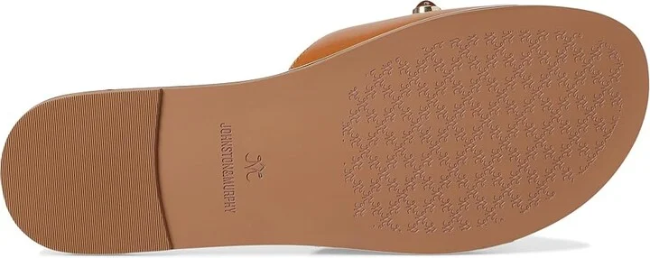 Johnston & Murphy Shayla Embellished Slide Women's Sandals Tan : 8 M, Leather - Image 3