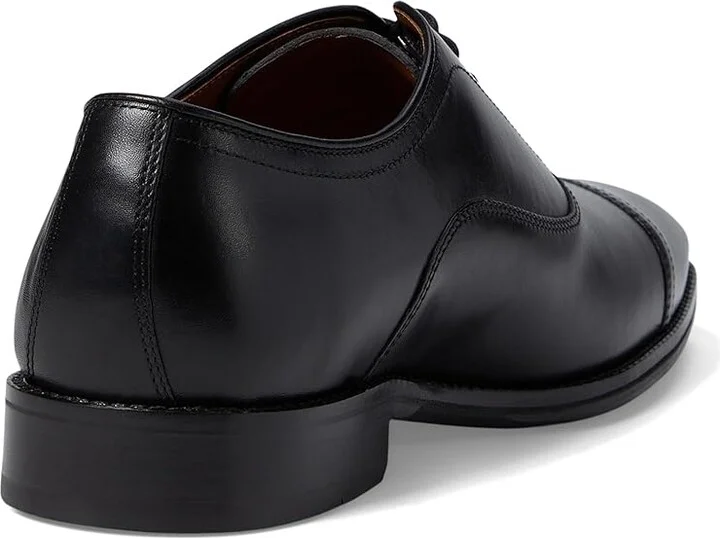 Johnston & Murphy Sullivan Cap Toe Men's Lace Up Wing Tip Shoes Black Italian Calfskin : 10 M (D), Leather/Rubber - Image 4