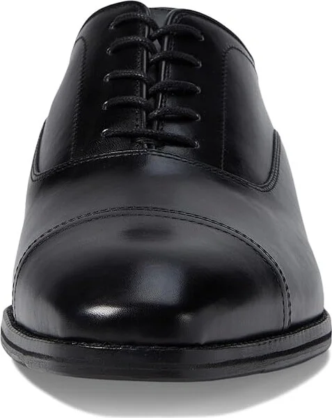 Johnston & Murphy Sullivan Cap Toe Men's Lace Up Wing Tip Shoes Black Italian Calfskin : 10 M (D), Leather/Rubber - Image 5