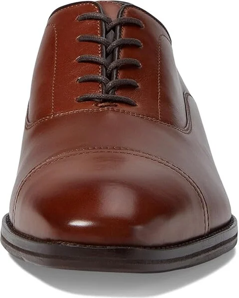 Johnston & Murphy Sullivan Cap Toe Men's Lace Up Wing Tip Shoes Tan Italian Calfskin : 11 M (D), Leather/Rubber - Image 5