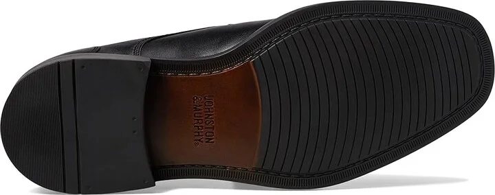 Johnston & Murphy Tabor Runoff Lace-Up Men's Shoes Black Calfskin : 8 M (D), Leather - Image 4