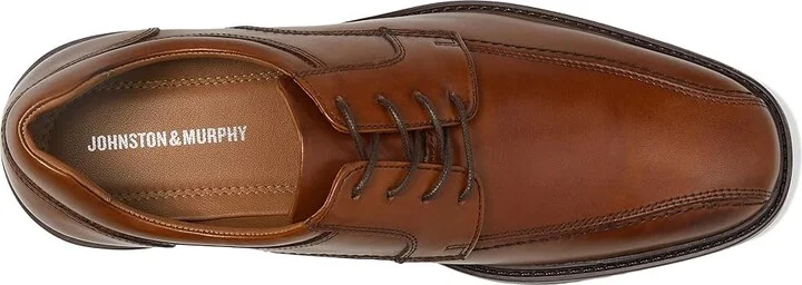 Johnston & Murphy Tabor Runoff Lace-Up Men's Shoes Tan Calfskin : 8 M (D), Leather - Image 3
