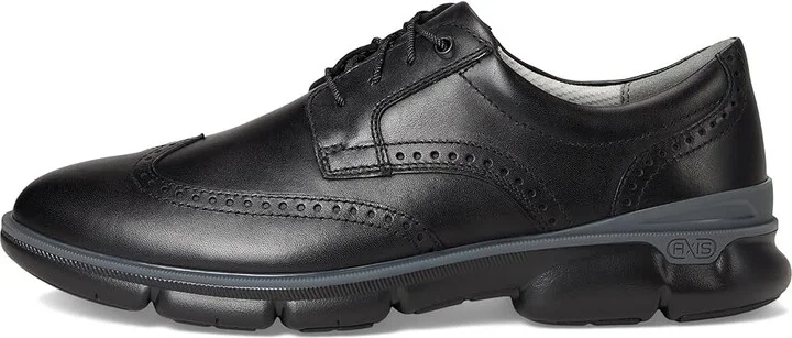 Johnston & Murphy Tanner Wingtip Men's Lace Up Wing Tip Shoes Black : 11.5 M (D), Leather - Image 6