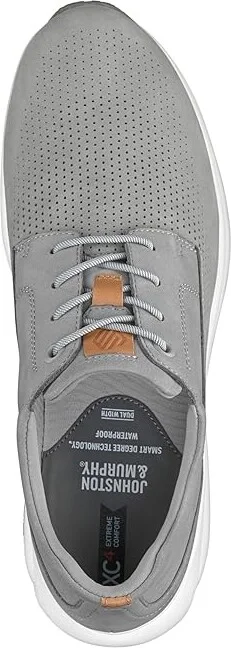 Johnston & Murphy Tr3-Luxe Hybrid Men's Shoes Gray Waterproof Nubuck : 9 M (D) - Image 2