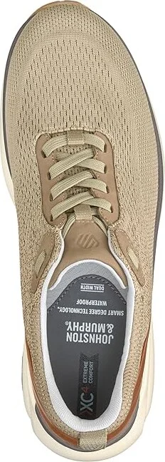 Johnston & Murphy Tr4-Sport Hybrid Men's Shoes Taupe Waterproof Knit : 9 M (D) - Image 2