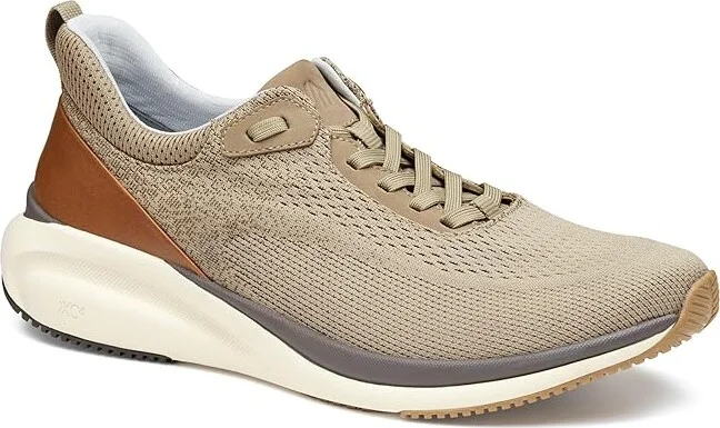 Johnston & Murphy Tr4-Sport Hybrid Men's Shoes Taupe Waterproof Knit : 9 M (D)