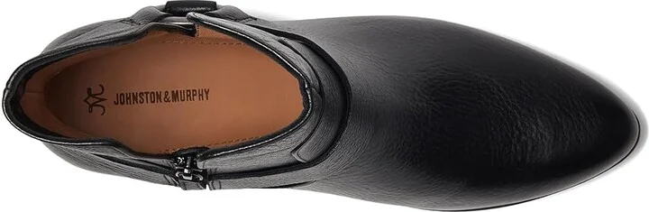 Johnston & Murphy Trista Harness Bootie Women's Boots Black 1 : 6.5 M, Leather/Microfiber/Rubber - Image 2