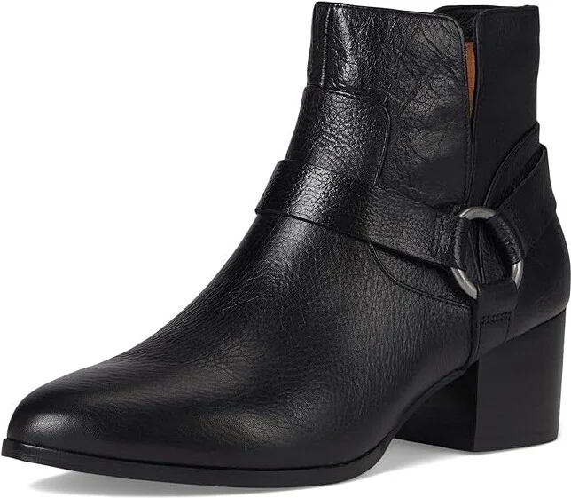 Johnston & Murphy Trista Harness Bootie Women's Boots Black 1 : 6.5 M, Leather/Microfiber/Rubber - Image 5