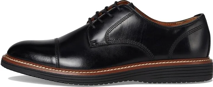 Johnston & Murphy Upton Cap Toe Men's Lace-up Boots Black Full Grain : 8 M (D), Leather - Image 6
