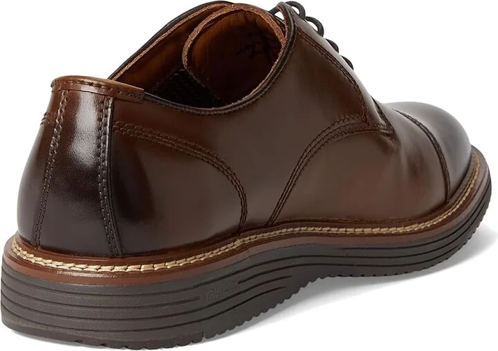 Johnston & Murphy Upton Cap Toe Men's Lace-up Boots Tan Full Grain : 11 M (D), Leather - Image 4