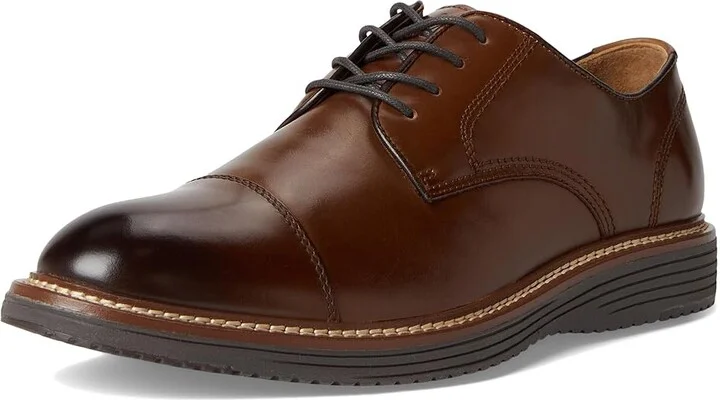 Johnston & Murphy Upton Cap Toe Men's Lace-up Boots Tan Full Grain : 11 M (D), Leather - Image 5