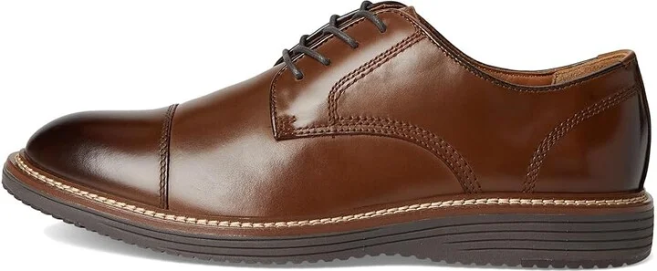 Johnston & Murphy Upton Cap Toe Men's Lace-up Boots Tan Full Grain : 11 M (D), Leather - Image 6
