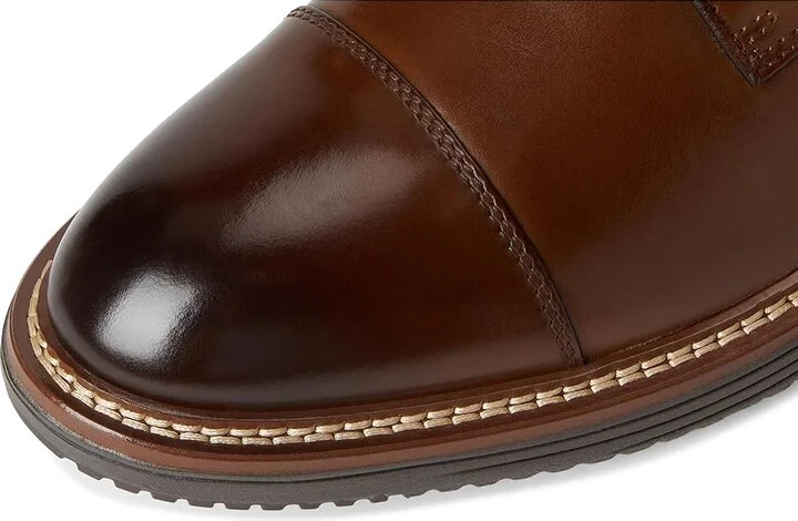 Johnston & Murphy Upton Cap Toe Men's Lace-up Boots Tan Full Grain : 11 M (D), Leather - Image 7