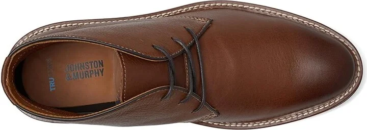 Johnston & Murphy Upton Chukka Boot Men's Boots Tan Full Grain : 10.5 M (D), Leather/Rubber - Image 2