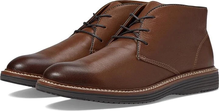 Johnston & Murphy Upton Chukka Boot Men's Boots Tan Full Grain : 10.5 M (D), Leather/Rubber