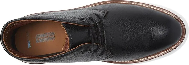 Johnston & Murphy Upton Chukka Men's Shoes Black Full Grain : 14 M (D), Leather - Image 2
