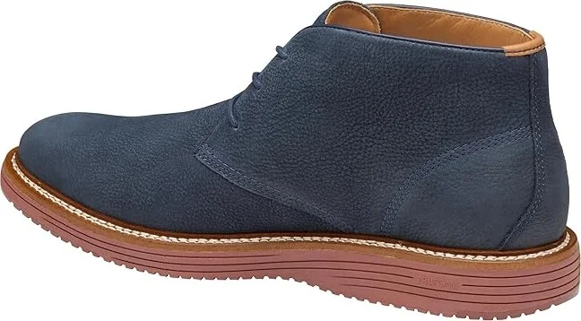 Johnston & Murphy Upton Chukka Men's Shoes Navy Nubuck : 13 M (D), Leather - Image 4