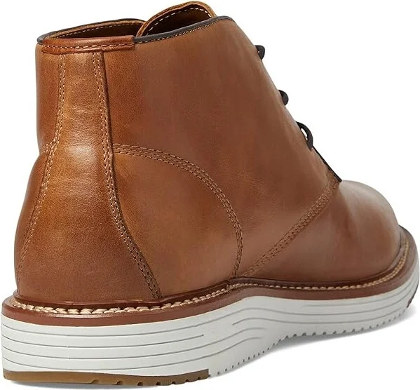Johnston & Murphy Upton Chukka Men's Shoes Tan Oiled Full Grain : 8 M (D), Leather - Image 4