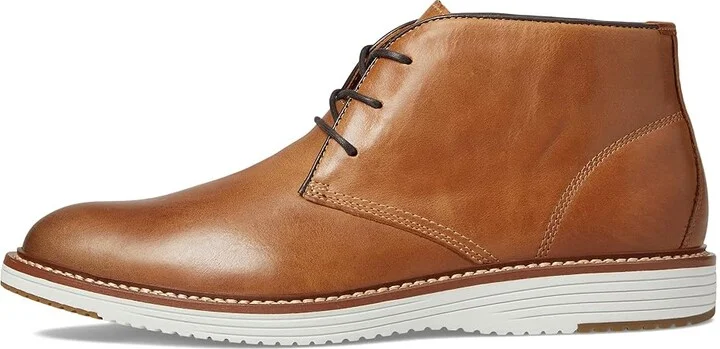 Johnston & Murphy Upton Chukka Men's Shoes Tan Oiled Full Grain : 8 M (D), Leather - Image 5