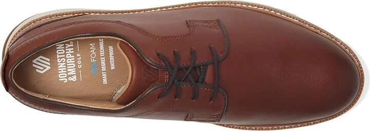 Johnston & Murphy Upton Gl1 Luxe Hybrid Men's Shoes Tan Waterproof Full Grain : 10 M (D), Leather - Image 2