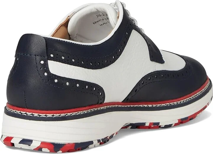 Johnston & Murphy Upton Gl3 Luxe Hybrid Men's Shoes Navy/White Waterproof Full Grain : 11.5 M (D), Leather - Image 4