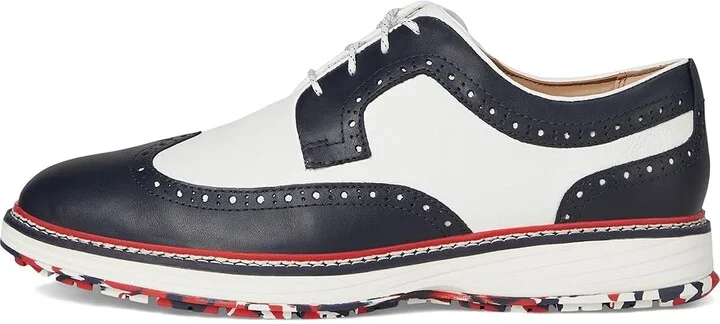 Johnston & Murphy Upton Gl3 Luxe Hybrid Men's Shoes Navy/White Waterproof Full Grain : 11.5 M (D), Leather - Image 6