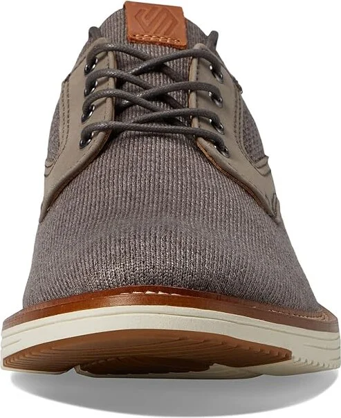 Johnston & Murphy Upton Knit Plain Toe Men's Shoes Gray Knit : 8 M (D), Leather - Image 5