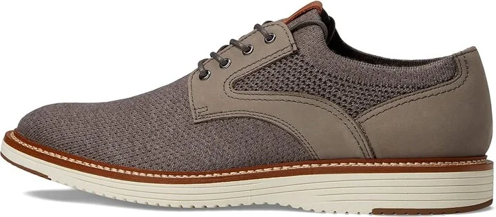 Johnston & Murphy Upton Knit Plain Toe Men's Shoes Gray Knit : 8 M (D), Leather - Image 6