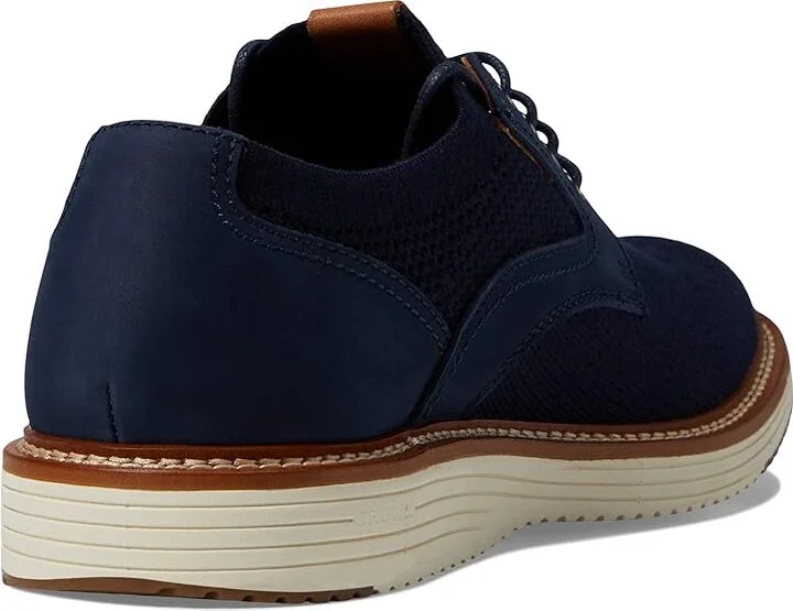 Johnston & Murphy Upton Knit Plain Toe Men's Shoes Navy Knit : 8 M (D), Leather - Image 4