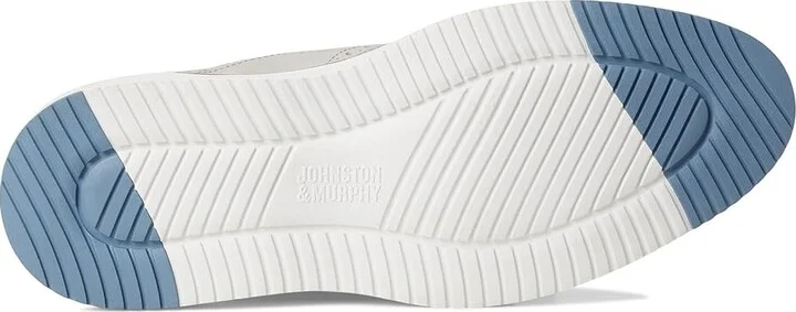 Johnston & Murphy Upton Knit Saddle Men's Slip on Shoes Gray Knit/Full Grain : 10 M (D), Leather - Image 3