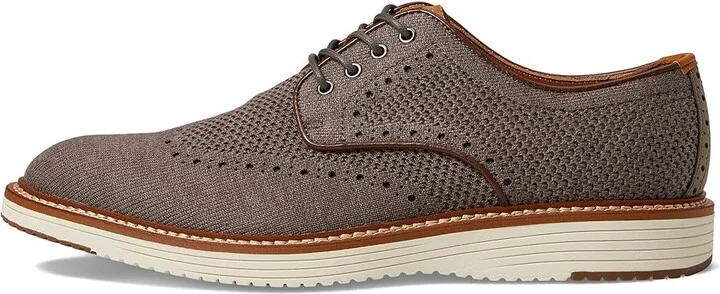 Johnston & Murphy Upton Knit Wing Tip Men's Shoes Gray Knit : 8 M (D) - Image 6