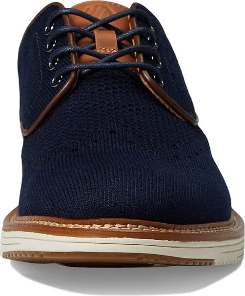 Johnston & Murphy Upton Knit Wing Tip Men's Shoes Navy Knit : 8 M (D) - Image 5