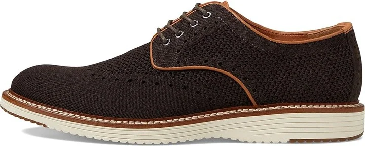 Johnston & Murphy Upton Knit Wingtip Men's Shoes Brown Heathered Knit : 12 M (D), Synthetic - Image 6