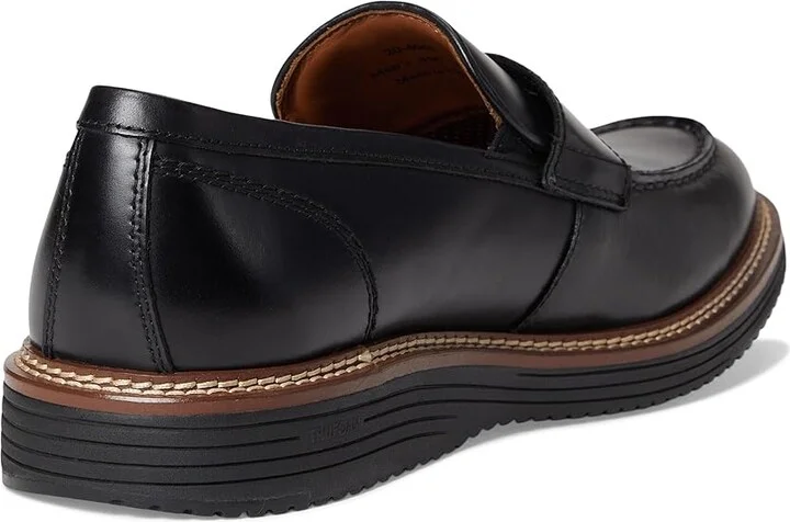 Johnston & Murphy Upton Penny Men's Shoes Black Full Grain : 13 M (D), Leather - Image 4