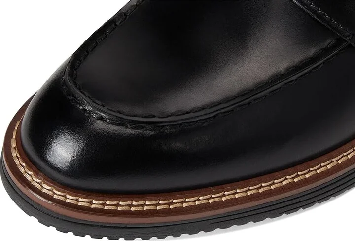 Johnston & Murphy Upton Penny Men's Shoes Black Full Grain : 13 M (D), Leather - Image 7