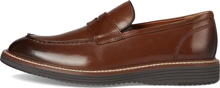Johnston & Murphy Upton Penny Men's Shoes Tan Full Grain 1 : 11.5 M (D), Leather - Image 6