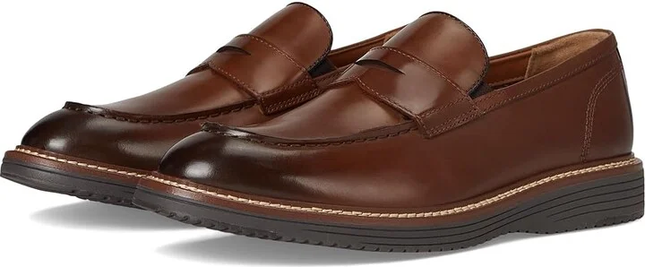 Johnston & Murphy Upton Penny Men's Shoes Tan Full Grain 1 : 11.5 M (D), Leather