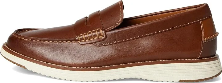 Johnston & Murphy Upton Penny Men's Shoes Tan Full Grain : 13 M (D), Leather - Image 6