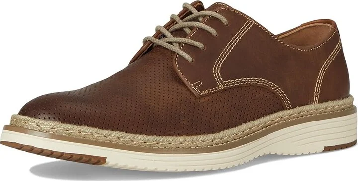 Johnston & Murphy Upton Perfed Plain Toe Men's Lace-up Boots Brown : 9 M (D), Leather - Image 5