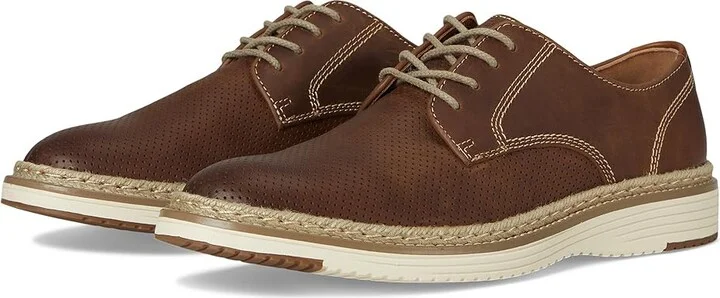 Johnston & Murphy Upton Perfed Plain Toe Men's Lace-up Boots Brown : 9 M (D), Leather