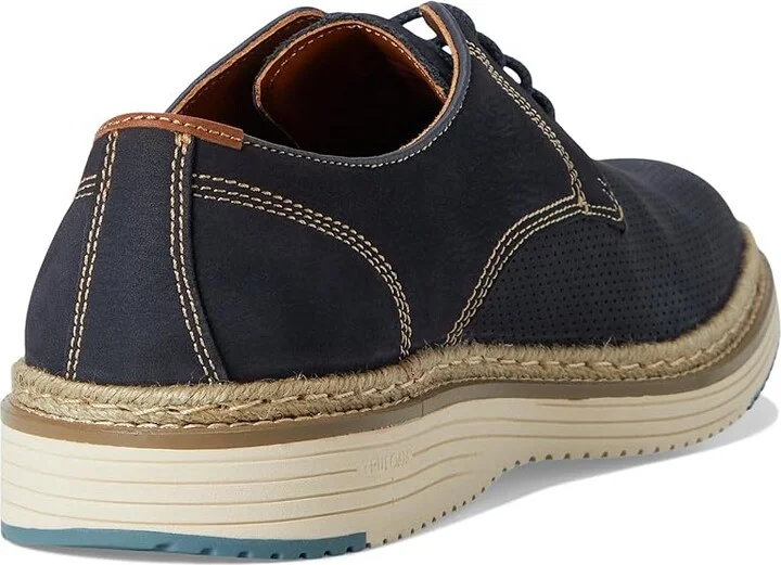 Johnston & Murphy Upton Perfed Plain Toe Men's Lace-up Boots Navy : 11.5 M (D), Leather - Image 4