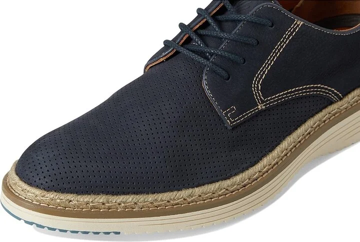 Johnston & Murphy Upton Perfed Plain Toe Men's Lace-up Boots Navy : 11.5 M (D), Leather - Image 7