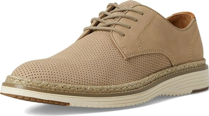 Johnston & Murphy Upton Perfed Plain Toe Men's Lace-up Boots Taupe : 9.5 M (D), Leather - Image 5